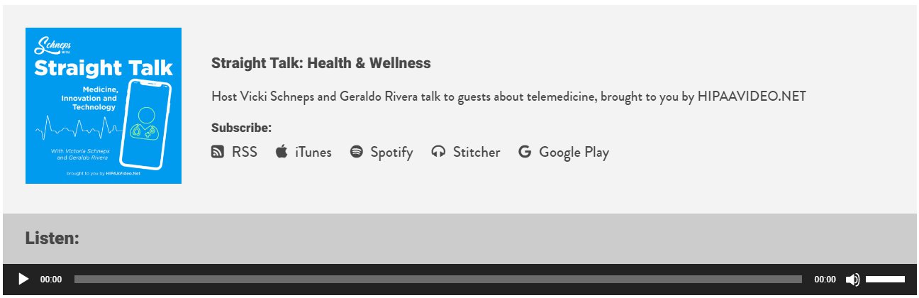 Straight Talk: Health & Wellness with Vicki Schneps and Geraldo Rivera – Episode 6