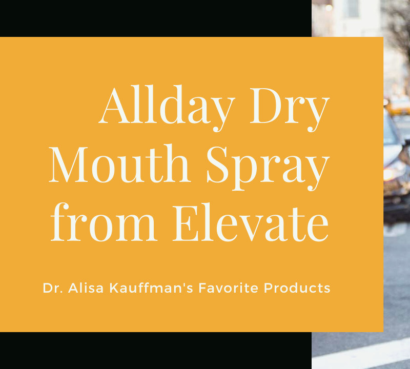 product review of allday dry mouth spray from elevate
