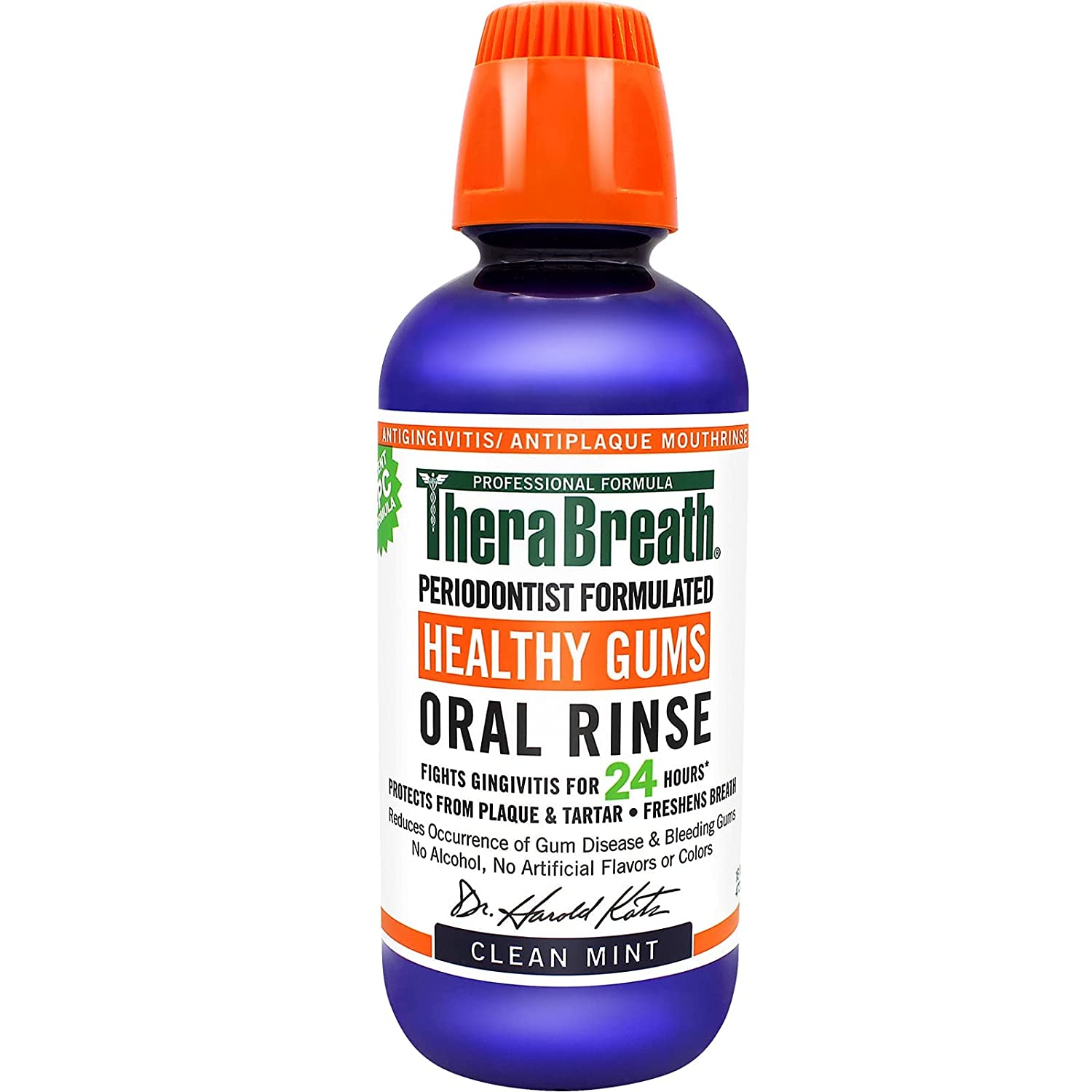 The Breath Co Healthy Gums Periodontist Formulated 24-Hour Oral Rinse with  CPC, Clean Mint, 16 Ounce (Pack of 2) : Buy Online at Best Price in KSA -  Souq is now : Health