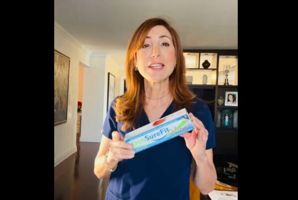 tightening loose dentures at home with DenusreFit!